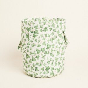 Beauty Home Текстилен цилиндър 25 x 15 cm Бръшлян с акварелен вид