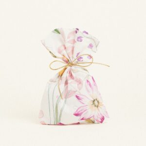 Beauty Home Торбичка 12 x 17 cm Поплин Цветя в лилави нюанси
