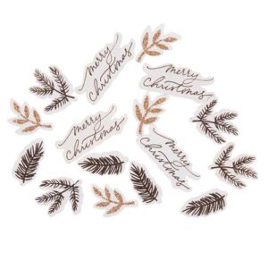 Beauty Home ХАРТИЕНИ КОНФЕТИ “Merry Christmas” 2 – 4,5cm 100 БР.
