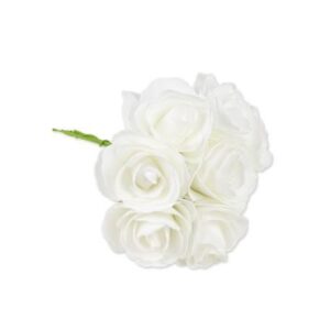 Beauty Home БУКЕТ БЕЛИ РОЗИ 15 CM