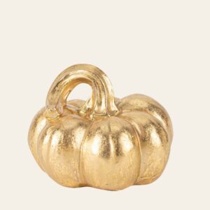 Beauty Home Златна тиква от смола Ø10×8,5cm