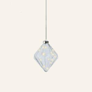 Beauty Home ФЕНЕР ЗА ВЪТРЕШНА УПОТРЕБА ДИАМАНТ 16 CM С LED