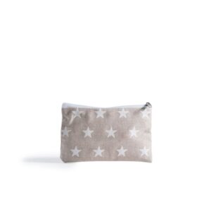 Beauty Home Портмоне с цип 9*16 CM Бели звезди