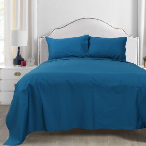 Beauty Home Комплект чаршафи King Size с ластик 4 Seasons Art 12000 260x270 Петрол
