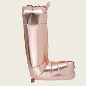 Beauty Home Балон Буква “L” 36cm Розово злато