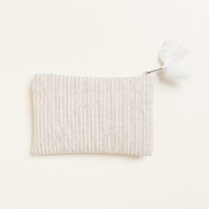 Beauty Home портмоне 9 x 16 cm котва раирано бежово