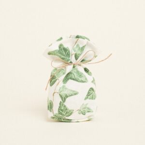 Beauty Home Торбичка с основа 8 x 12 cm Бръшлян с акварелен вид