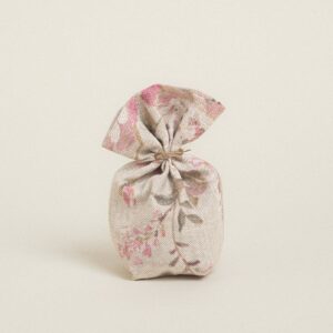 Beauty Home Торбичка с основа 8 x 12 cm Класически флорален Бежов