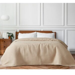 Beauty Home Пике единична waffle Art 1990 Sand 170x240 Бежов