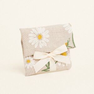 Beauty Home ТОРБИЧКА С ЛЕНТА 12 x 17 cm ГОЛЕМИ МАРГАРИТКИ