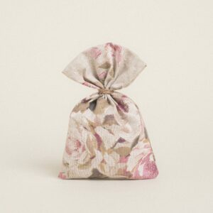 Beauty Home ТОРБИЧКА 14 x 22 cm КЛАСИЧЕСКИ ФЛОРАЛЕН БЕЖОВ