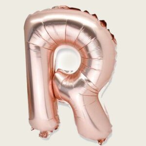 Beauty Home Балон Буква “R” 36cm Розово злато