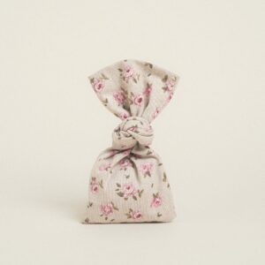 Beauty Home правоъгълно ГОЛЯМ 12 x 38 cm мини флорален бежов