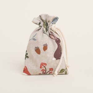 Beauty Home Торбичка с връзка 12 x 17 cm FOREST WOOD ANIMALS