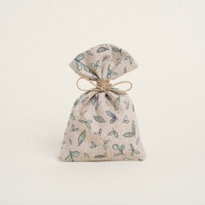 Beauty Home ТОРБИЧКА 12 x 17 cm МАЛКИ ЛИСТА АКВАРЕЛ