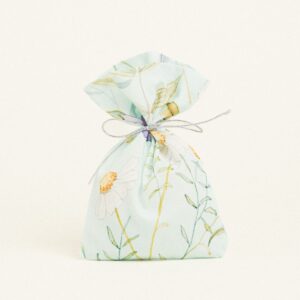 Beauty Home Торбичка 12 x 17 cm Поплин цветя на вераман фон