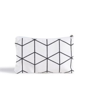 Beauty Home Портмоне 9 x 16 cm Геометрични ромбове Бяло-черно