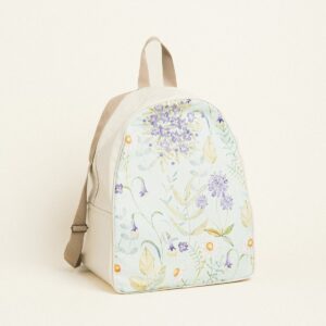 Beauty Home BACKPACK 43x35x23cm ПОПЛИН ЦВЕТЯ НА ВЕРАМАН ФОН