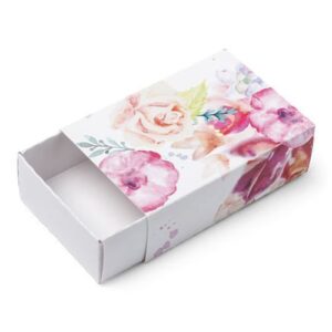 Beauty Home 4 кибритени кутии флорални 6X4CM