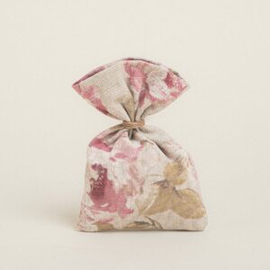 Beauty Home ТОРБИЧКА 12 x 17 cm КЛАСИЧЕСКИ ФЛОРАЛЕН БЕЖОВ