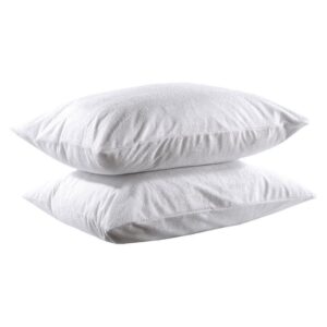 Beauty Home Чифт водоустойчиви защитни калъфки за възглавници 50x70 Бяло