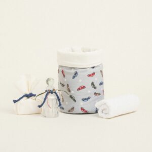 Beauty Home Бояджийски комплект с мини валяк Колички, сив