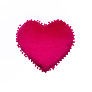 Декоративна възглавничка Сърце 40x38 ELWIN FUCHSIA