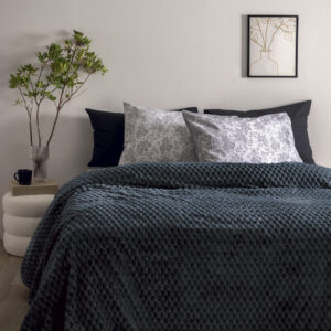 Одеяло Fleece 220x240 ASTER Въглен