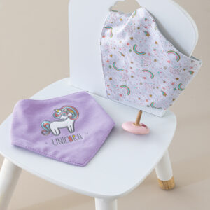 Комплект лигавници тип бандана New Baby NB0140 GIRL