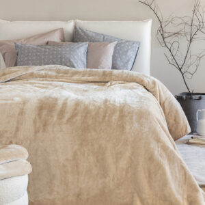 Велурено одеяло 160x220 DREAM VELOUR/3 SANDY