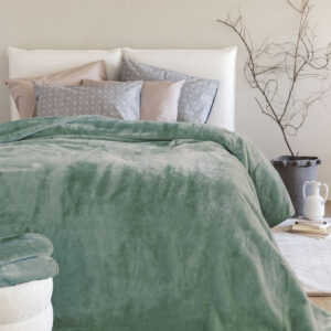 Велурено одеяло 160x220 DREAM VELOUR/3 OLIVE