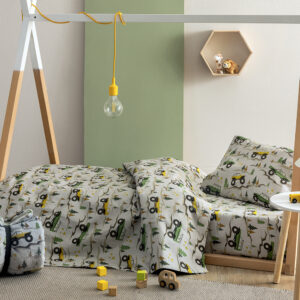 Комплект единични чаршафи 2бр 170x260 + калъфка 52х72 my kingdom MK775 Без ластик