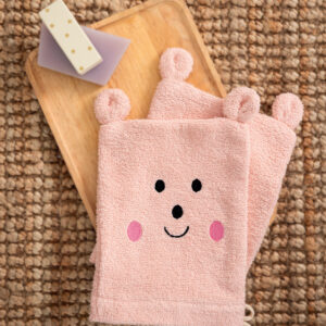 Комплект хавлиени ръкавици за баня Baby Bath 17x23 BG100 PINK