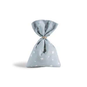 Beauty Home ТОРБИЧКА С ЗВЕЗДИ СИВА 12 x 17 cm