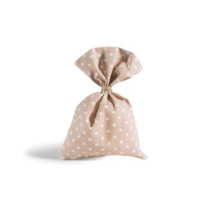 Beauty Home Торбичка на точки бежова 12 x 17 cm