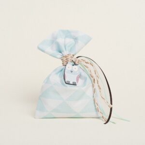 Beauty Home ТОРБИЧКА 12 x 17 cm ТРИЪГЪЛНИЧЕТА ПОПЛИН МЕНТА