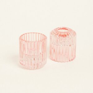 Beauty Home СВЕЩНИК 5,5 x 6 cm РОЗОВ