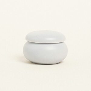 Beauty Home Керамична кутия за бижута Макарон 6,5 x 5 cm Сив