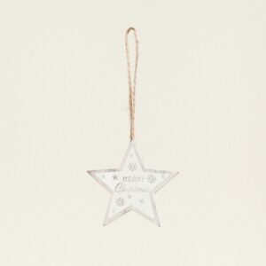 Beauty Home ДЪРВЕНА ФИГУРА ЗВЕЗДА MERRY CRISTMAS