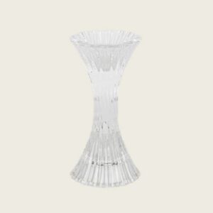 Beauty Home Свещник Стъклен Прозрачен ДИАМ 7X13CM
