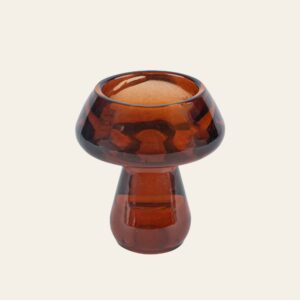 Beauty Home свещник гъба двулицев карамел Ø 6,5×7,3CM