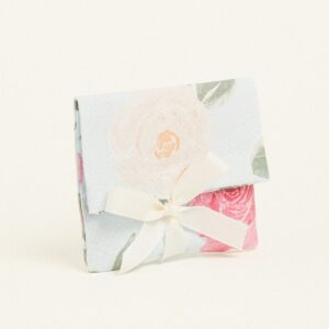 Beauty Home Торбичка с панделка 12 x 17 cm Рози Син фон