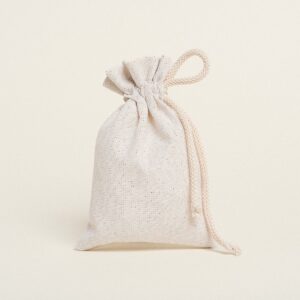 Beauty Home ТОРБИЧКА С ВРЪЗКА 12 x 17 cm ЕКРЮ ЗЛАТНО LUREX