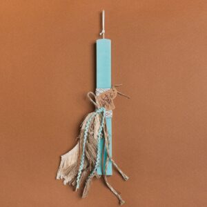 Beauty Home Великденска свещ Вераман 33cm хартиени животни в подаръчна опаковка