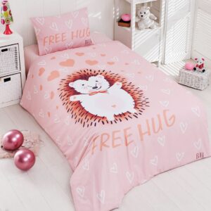 Beauty Home Комплект единични чаршафи Hug Art 6165 165x240 Сьомга