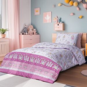 Beauty Home Комплект единични чаршафи Candy Art 6233 170x260 Лилав