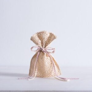 Beauty Home ПЛЕТЕНА ТОРБИЧКА “ΦΙΛE” 12 x 17 cm