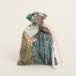 Beauty Home Торбичка с връзка 12 x 17 cm Тропически Пастел
