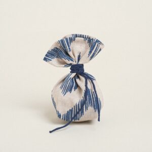 Beauty Home ТОРБИЧКА С ОСНОВА 8 x 12 cm СИН ЗИГ-ЗАГ