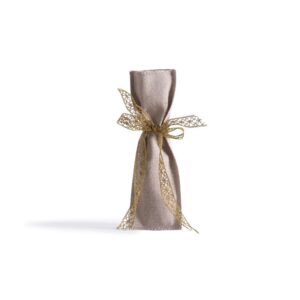 Beauty Home Продълговата бежова торбичка 6 x 19 cm